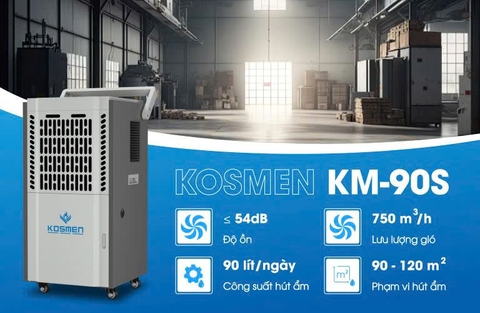 Máy hút ẩm công nghiệp Kosmen KM - 90S
