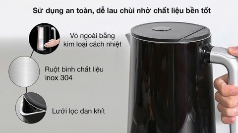 Bình đun siêu tốc Tefal 1.7 lít KO850810