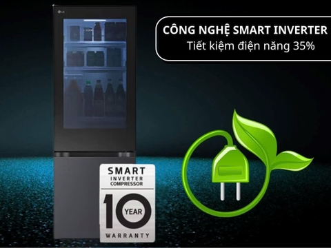 Tủ lạnh LG Inverter 340 lít InstaView LBB33BLMAI