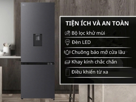 Tủ lạnh LG Inverter 332 lít LBD33BLM