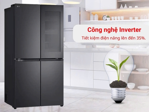 Tủ lạnh LG Inverter 666 lít Multi Door InstaView LFB66BLMI