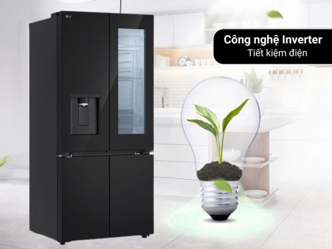Tủ lạnh LG Inverter 612 lít Multi Door InstaView LFD61BLGAI