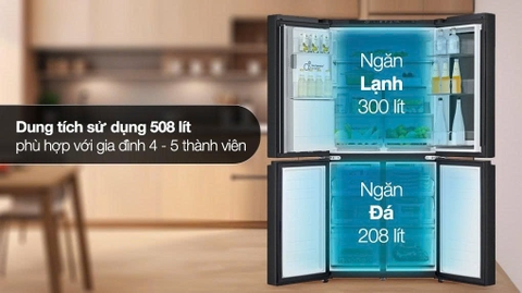 Tủ lạnh LG Inverter 508 lít Multi Door InstaView LFI50BLMAI