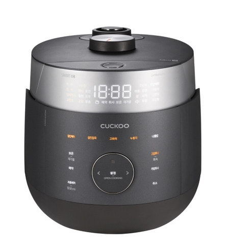 Nồi cơm điện cao tần áp suất kép Cuckoo CRP-LHTR1010FD 1.8L (Xám)
