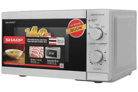 Lò vi sóng Sharp R-211TV-SL 21 lít