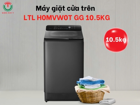 Máy giặt Hitachi Inverter 10.5 kg LTL H0MVW0T GG