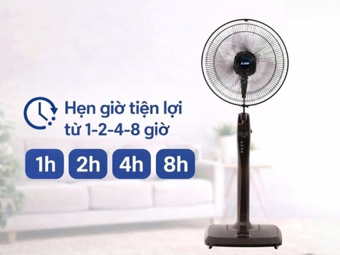 Quạt đứng Mitsubishi LV16-RB CY-BW ( Nâu Đậm )
