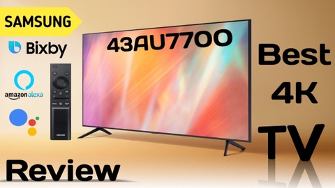Smart Tivi Samsung 4K 43 inch 43AU7700 UHD
