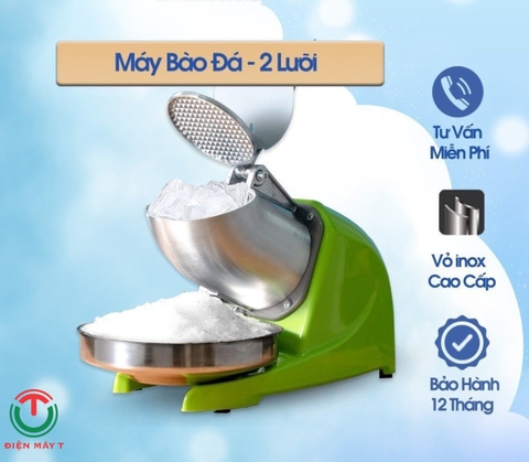 Máy bào đá tuyết Ice Crusher 500W 2 Lưỡi