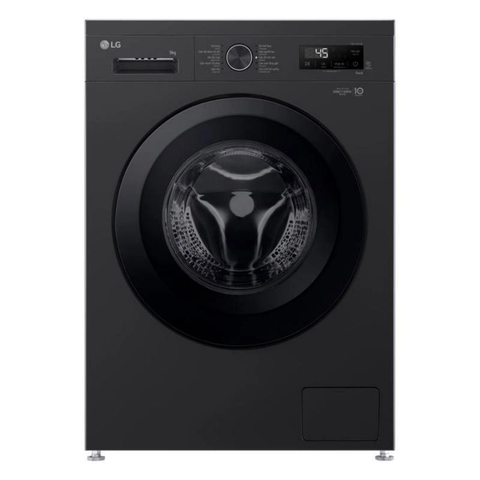 Máy giặt lồng ngang Inverter 9kg màu đen bóng FB1209S5O