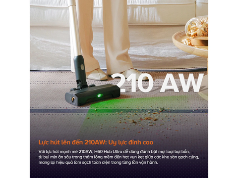 Máy hút bụi cầm tay Roborock H60 Hub Ultra