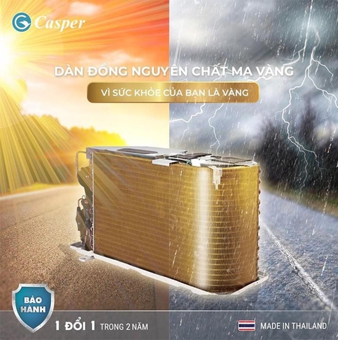 Điều hòa âm trần Casper CC-36IS33 36.000BTU inverter 1 chiều [2022]