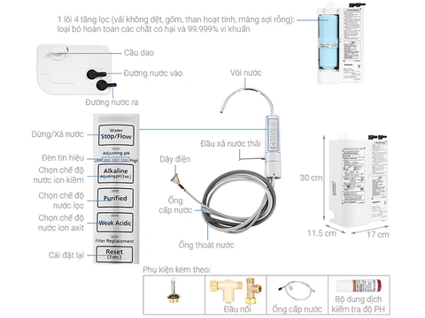 Máy tạo nước kiềm Panasonic TK-AB50-ZEX