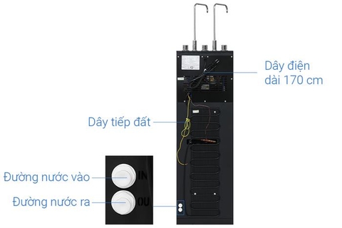 Máy lọc nước RO nóng nguội lạnh Hydrogen Kangaroo KG11A3 11 lõi