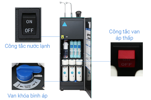 Máy lọc nước RO nóng lạnh Karofi KAD-N91 10 lõi
