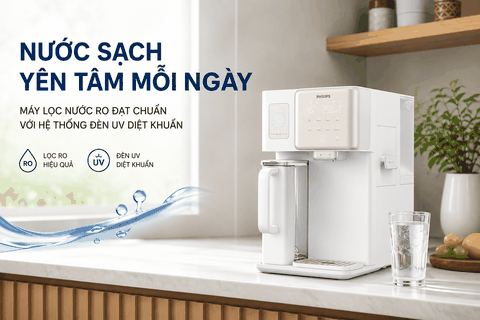 Máy lọc nước RO nóng nguội lạnh Philips ADD6922CG/97