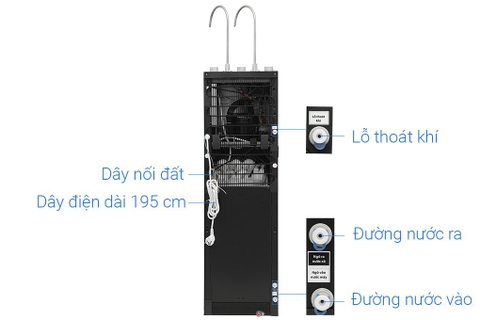 Máy lọc nước RO nóng nguội lạnh Hydrogen Toshiba TWP-WA3SVN(K) 10 lõi