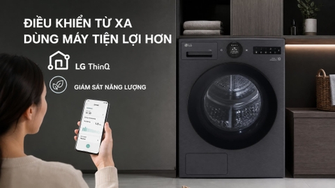 Máy sấy bơm nhiệt LG 12 kg RX12VHP3K