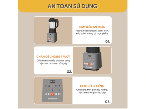 Máy xay nấu đa năng Bluestone BLB-6039 - 1.75 lít