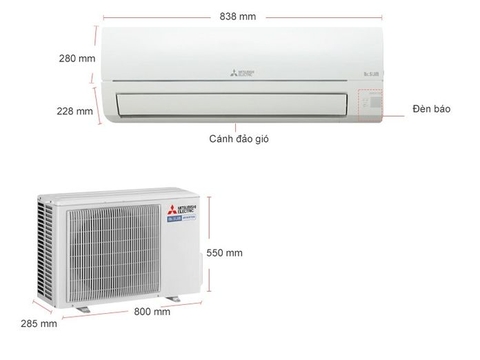 Máy lạnh Mitsubishi Electric Inverter 2.5 HP MSY-GR60VF