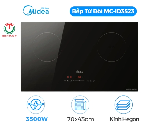 Bếp điện từ đôi Midea MC-ID3523 - Hàng chính hãng