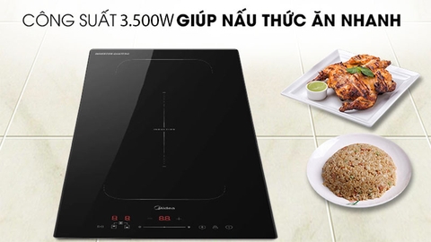 Bếp từ đôi Inverter Midea MC-ID3523P - Hàng chính hãng