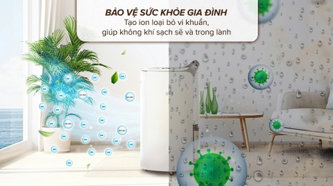 Máy hút ẩm LG Dual Inverter 16L MD16GQSE0