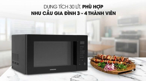 Lò vi sóng có nướng Samsung 30 lít MG30T5018CK/SV