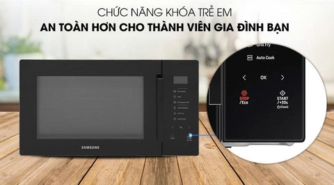 Lò vi sóng có nướng Samsung 30 lít MG30T5018CK/SV