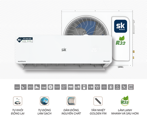 Điều hoà Sumikura 2.0Hp APS/APO-180 (MORANDI R32)