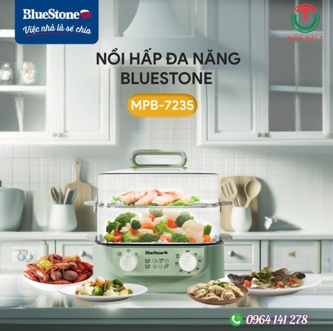 Nồi Lẩu Hấp Điện Đa Năng BlueStone 15 Lít MPB-7235 - 1500W