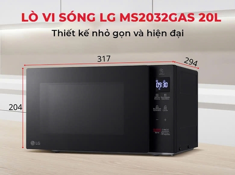 Lò Vi Sóng LG MS2032GAS 20 Lít