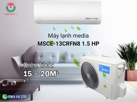 Máy lạnh Midea Inverter 1.5 HP MSCE-13CRFN8