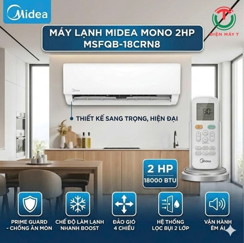 Máy lạnh Midea mono 2HP MSFQB-18CRN8