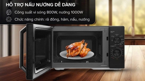 Lò vi sóng có nướng Toshiba 25 lít MW3-MG25PE(BK)