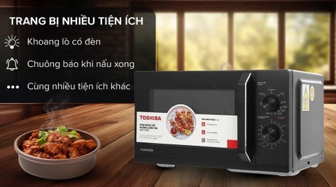 Lò vi sóng có nướng Toshiba 25 lít MW3-MG25PE(BK)