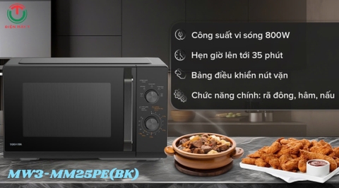 Lò vi sóng Toshiba 25 lít MW3-MM25PE(BK)