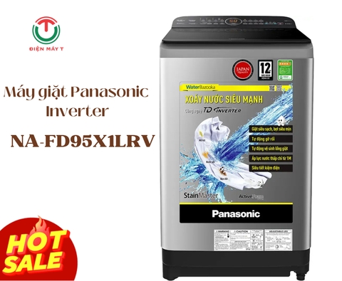Máy giặt Panasonic Inverter 9.5 kg NA-FD95X1LRV