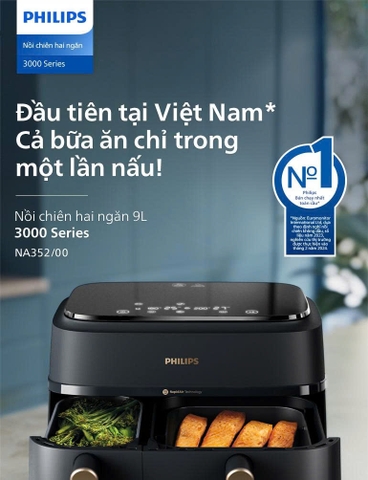 Nồi chiên không dầu Philips 9 lít NA352