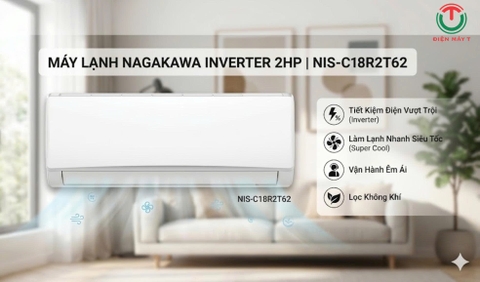 Máy lạnh Nagakawa Inverter 2 HP NIS-C18R2T62