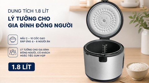 Nồi cơm nắp gài BlueStone 1.8 lít RCB-5527