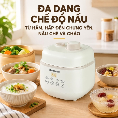 Nồi nấu chậm BlueStone SCB-6119 - 1 lít