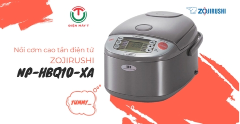 Nồi Cơm Điện Tử Cao Tần Zojirushi NP-HBQ10-XA - 1.0 Lít