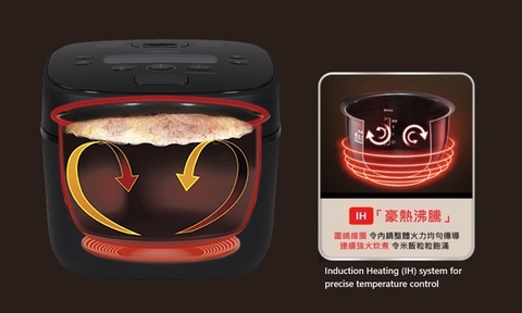 Nồi Cơm Điện Cảm Ứng Nhiệt và Giữ Ấm Zojirushi NW-QAQ10