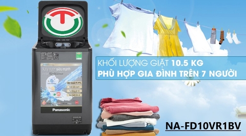 Máy Giặt Panasonic 10.5 Kg NA-FD10VR1BV
