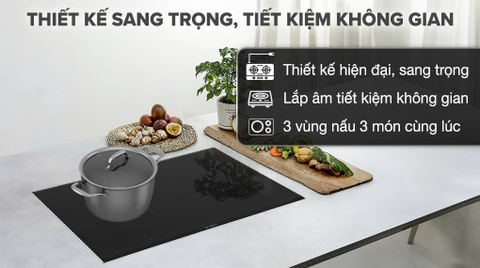 Bếp từ Bosch 3 vùng nấu PID775DC1E