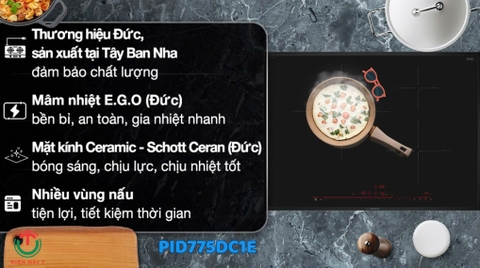 Bếp từ Bosch 3 vùng nấu PID775DC1E