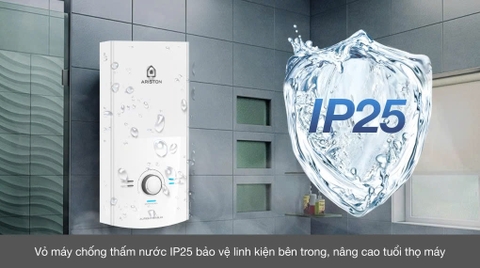 Máy nước nóng trực tiếp Ariston 4500W AURES PREMIUM 4.5 ( không bơm )