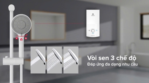 Máy nước nóng trực tiếp Ariston 4500W AURES PREMIUM 4.5 ( không bơm )