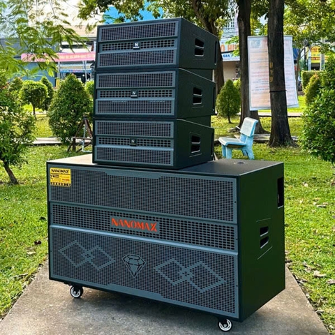 Loa Kéo Bình & Điện Nanomax Pro-600A Bass Đôi 50cm 3600w